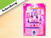игровой набор замок принцессы, 6 предметов в блистерной упаковке 26х39 см