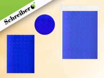 набор голографической бумаги а4, цвет - синий, 10 листов