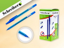 ручка шариковая: матовый корпус, "новое перо", синяя