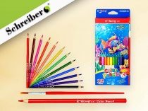 набор цветных карандашей, 12 цветов new