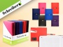 бизнес-блокнот, 160 стр, 21x14,5 cм, 6 цветов в ассортименте new