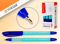 ручка масляная, мятный корпус, цвет чернил - синий