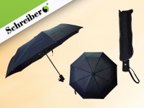 зонт, мужской,  автомат, цвет - черный, 53,5 см., ручка софт